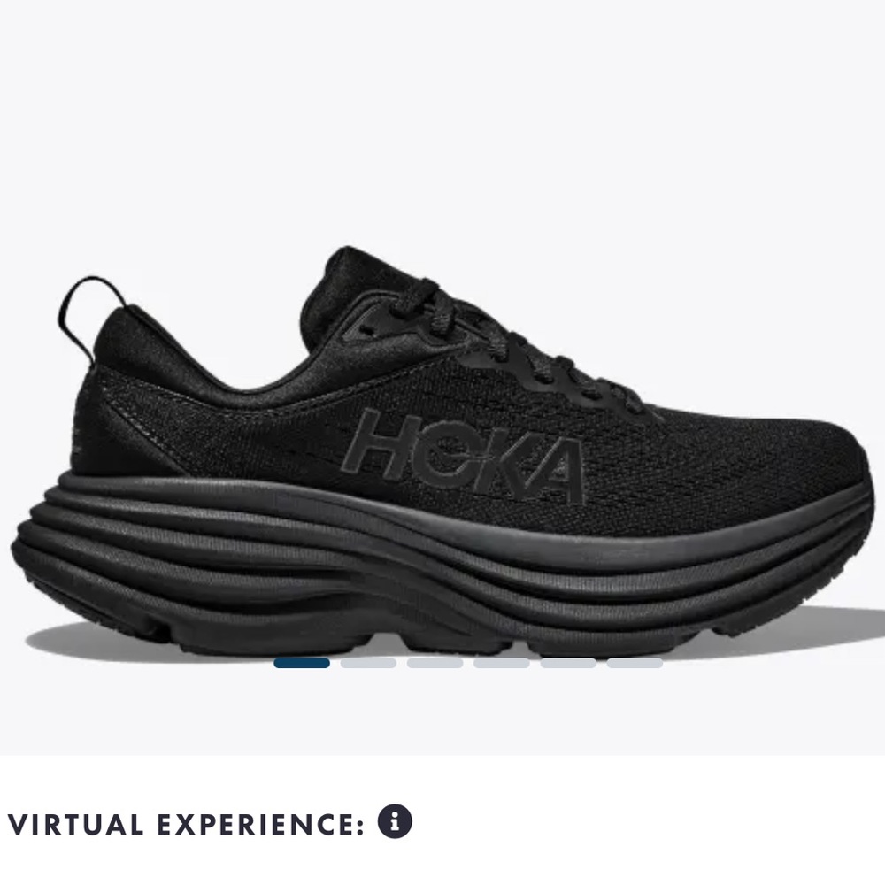 NEW Hoka Bondi 7 Men’s Black